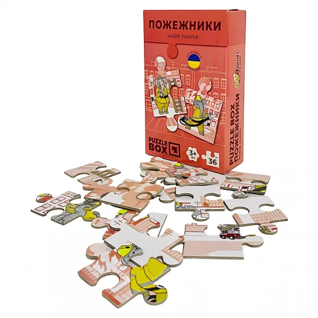 Набір пазлів JoyBand Пожежники 36 ел (PB04) - 1