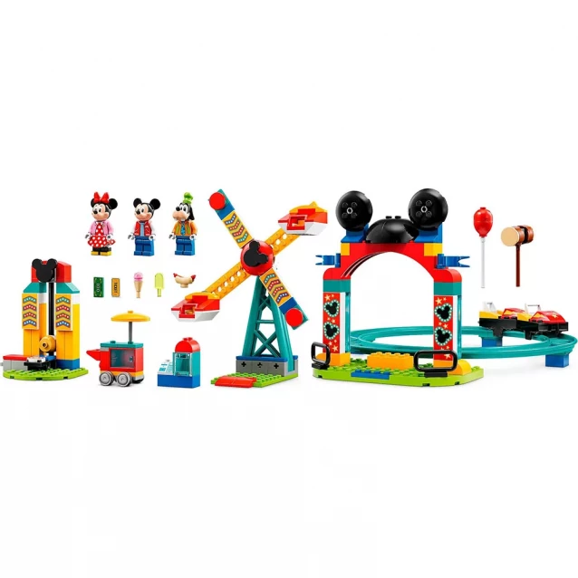 Конструктор LEGO Disney Ярмарочні веселощі Міккі, Мінні та Гуфі (10778) - 4