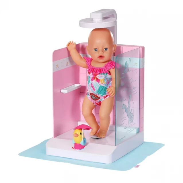 Zapf Автоматична душова кабінка для ляльки BABY BORN - КУПАЄМОСЯ З КАЧЕЧКОЮ 830604 - 12