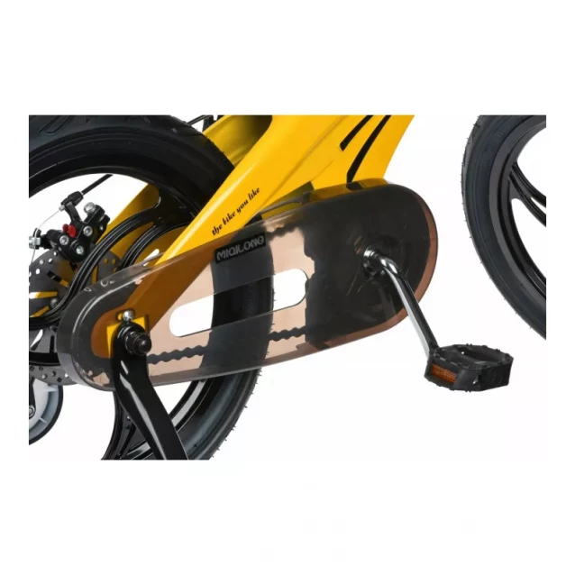 MIQILONG Дитячий велосипед GN Жовтий 16` MQL-GN16-Yellow - 9