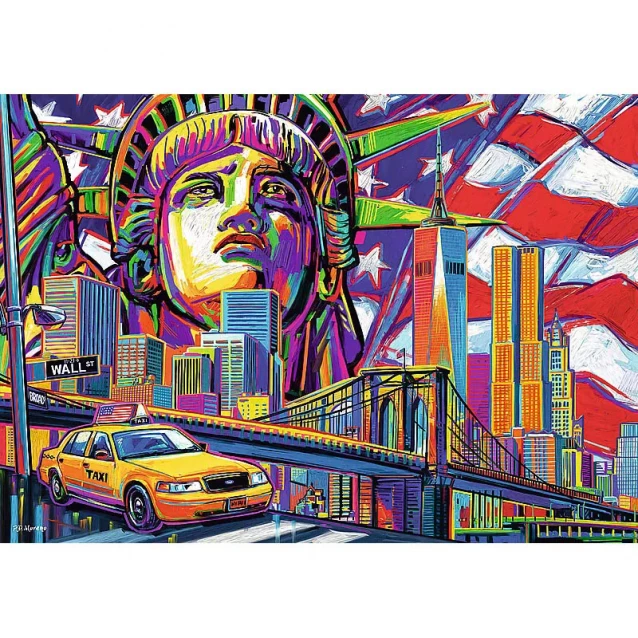 TREFL Пазл "1000" - Краски Нью Йорка - 1