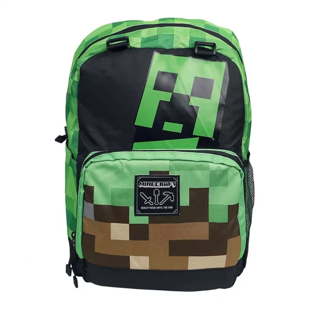 JINX Рюкзак Minecraft 17" Creepy Things Backpack-N/A-Green - 2
