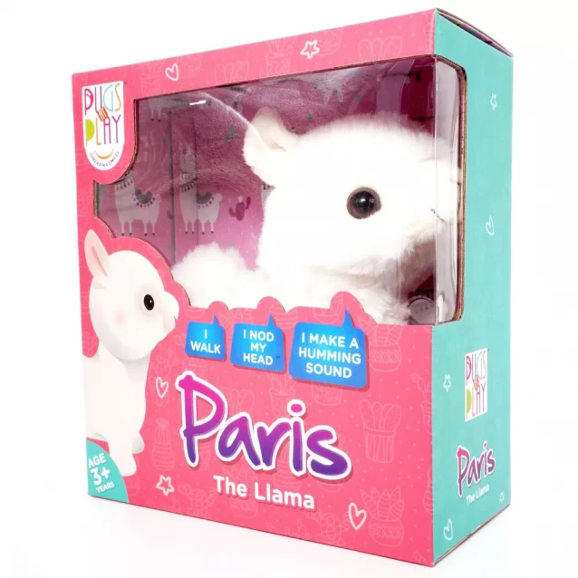 Іграшка інтерактивна Pugs at Play Лама Paris (ST-PAP35) - 6