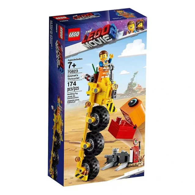 Конструктор LEGO Movie Триколісний Велосипед Еммета! (70823) - 1