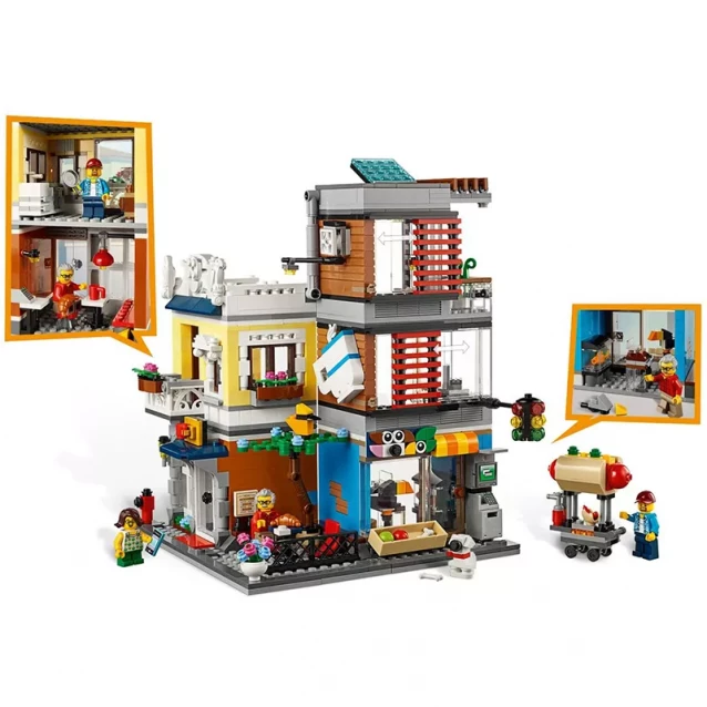 Конструктор LEGO Creator Зоомагазин і кафе в місті (31097) - 4
