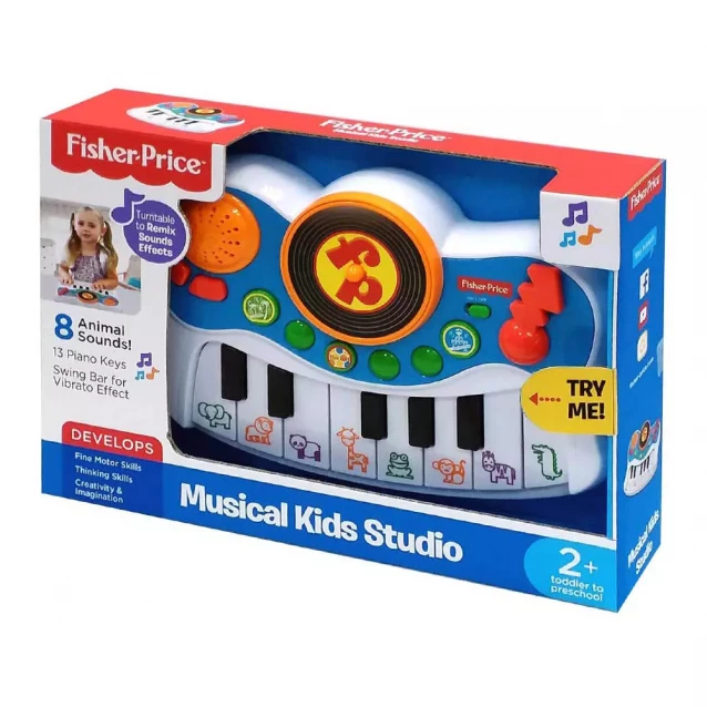 FISHER PRICE Інтерактивне піаніно Fisher-Price "Музикальне дитяче студіо" 380021 - 2
