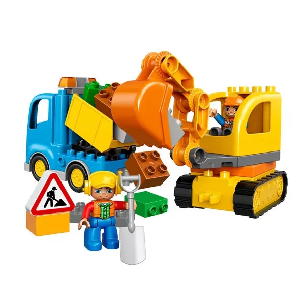 Конструктор LEGO Duplo Вантажівка Та Гусеничний Екскаватор (10812) - 2