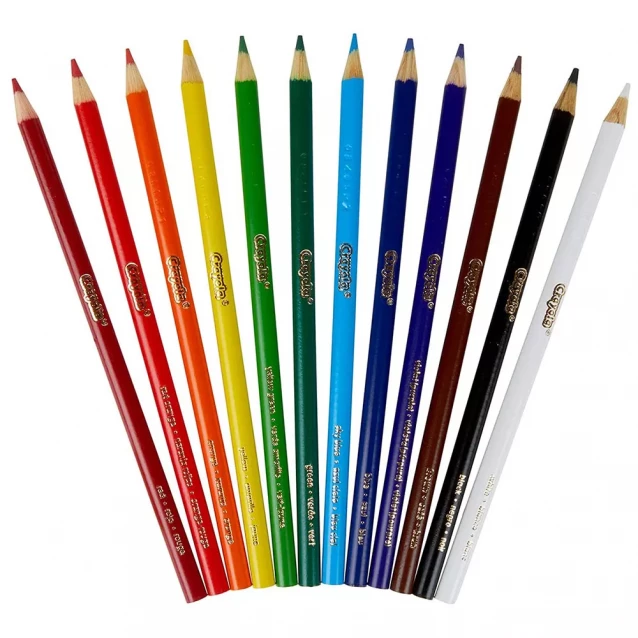 Карандаши цветные Crayola Mini 12 шт (3620) - 3