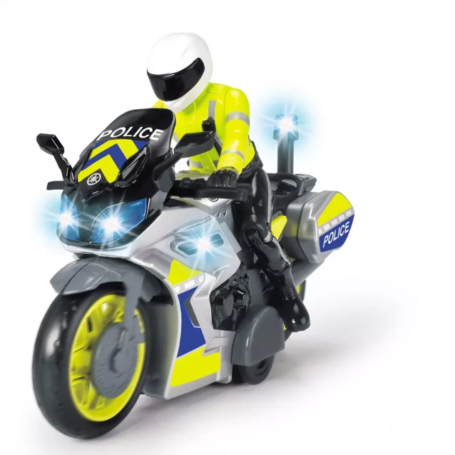 Поліцейський мотоцикл "Патрулювання" з фігуркою, звук. та світл. ефекти, 17 см, 3+ - 3