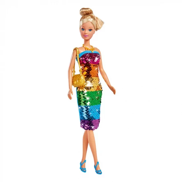STEFFI & EVI Лялька Штеффі "Делюкс. Зміна кольору" у сукні з паєтками-хамелеон з аксес., 3+ - 1