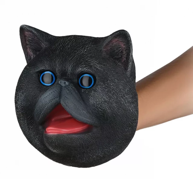 SAME TOY Іграшка-рукавичка Same Toy Кіт чорний - 5