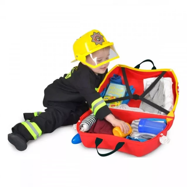 TRUNKI детский чемодан для путешествий Frank FireTruck - 1