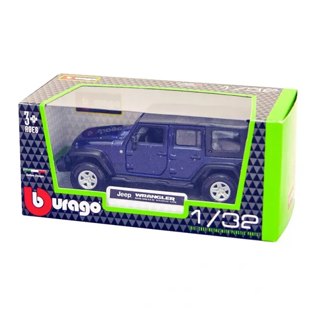 Автомодель Bburago Jeep Wrangler Unlimited Rudicon в ассорт. 1:32 (18-43012) - 3