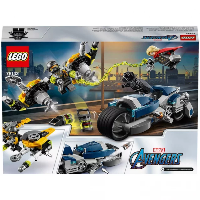 Конструктор LEGO Super Heroes Marvel Атака на скоростном мотоцикле (76142) - 9