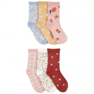 Шкарпетки Carter's для дівчинки 88-105 см 6 шт (2O059310_2T4T) Шкарпетки і колготки