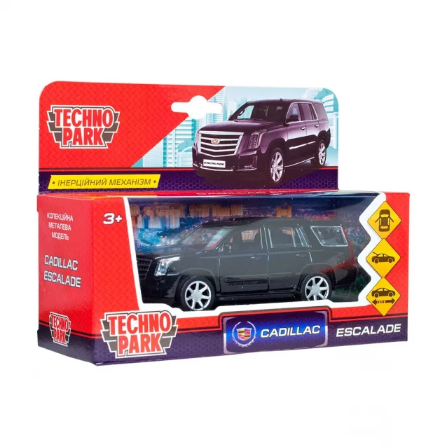 Автомодель TECHNOPARK Cadillac Escalade чорний, 1:32 (ESCALADE-BK) - 4