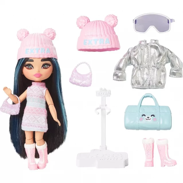 Кукла Barbie Extra Minis Fly Снежная Леди (HPB20) - 1