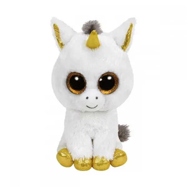 Дитяча іграшка м’яконабивна TY Beanie Boo's 36179 Білий єдиноріг "Pegasus" 15см - 1