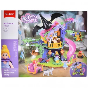Конструктор Sluban Girls Dream Очаровательный дом на дереве 435 дет (M38-B1057) детская игрушка