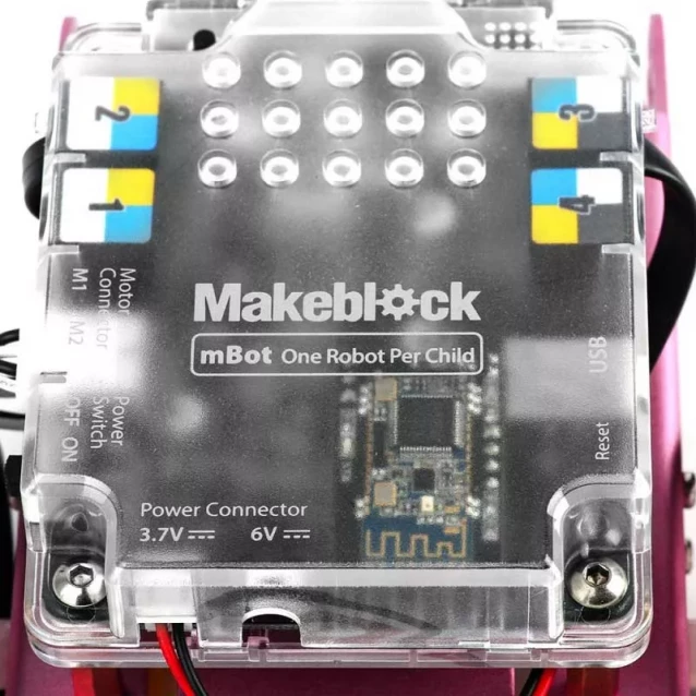 Makeblock Робот-конструктор mBot v1. 1 BT Pink - 8