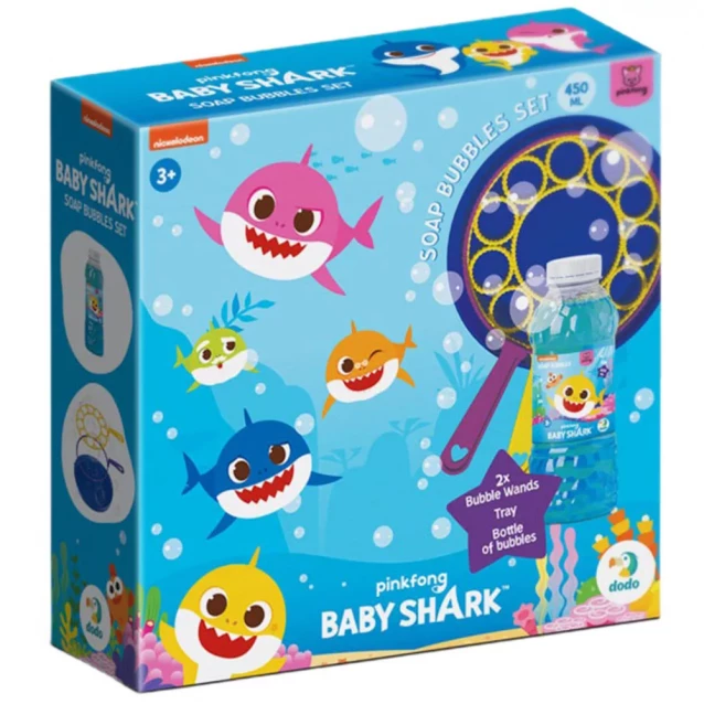 Ігровий набір з мильнмии бульбашками Dodo Baby Shark 450 мл (200517) - 1