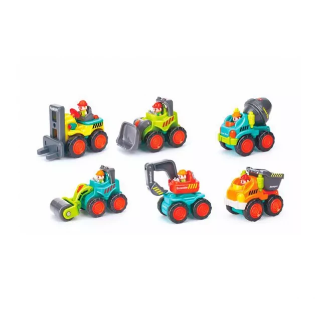 Hola Toys Іграшкова машинка Будівельна техніка, 6 видів в асорт. 3116B - 2