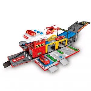 Ігровий набір Lunatik Вантажівка трансформер Пожежна машина (LNK-CDF0691) дитяча іграшка