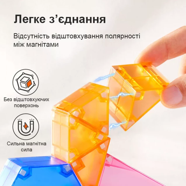 Конструктор магнітний Mideer 46 дет (MD1407) - 4