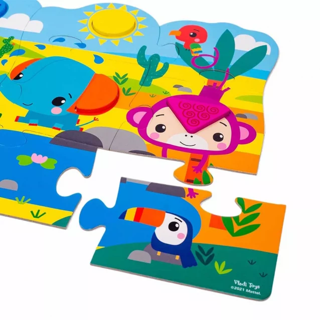 Пазлы Vladi-Toys Maxi puzzle wooden pieces (VT1100-01) - 3