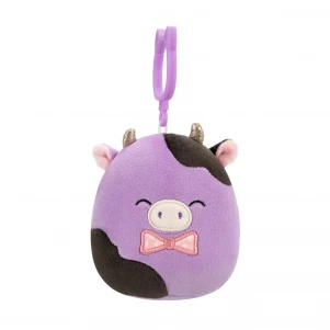 М'яка іграшка на кліпсі Squishmallows Корівка Олексі 9 см (SQCP00463) дитяча іграшка