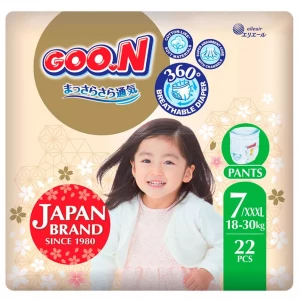 Трусики-підгузки Goo.N Premium Soft Розмір 3XL, 18-30 кг 22 од (F1010101-160) для малюків