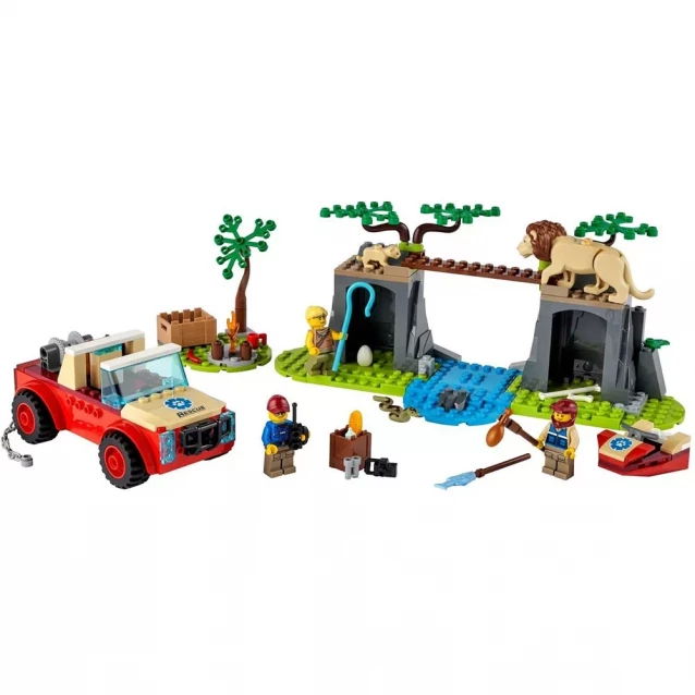 Конструктор LEGO Внедорожник Для спасения Диких Животных (60301) - 4