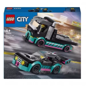 Конструктор LEGO City Автомобіль для перегонів й автовоз (60406) ЛЕГО Сіті