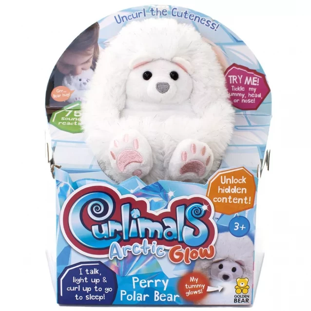 Інтерактивна іграшка Curlimals Arctic Glow Полярний ведмедик Перрі (3725) - 9
