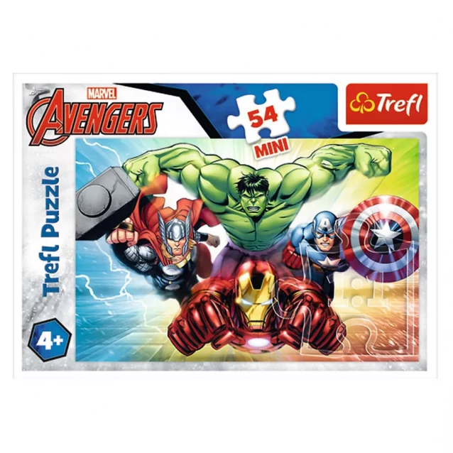 Пазли Trefl Mini Marvel Сильна команда 54 ел (19613) - 1