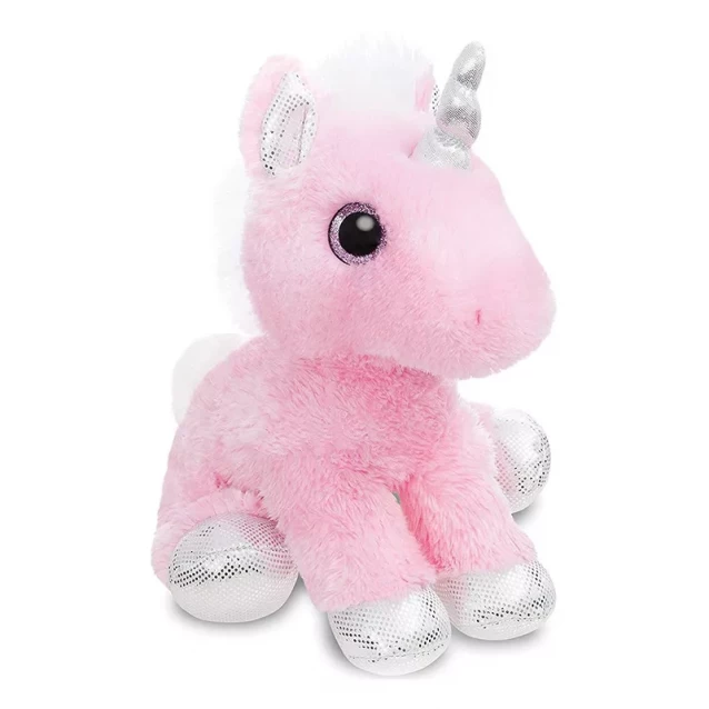 AURORA Мягкая игрушка Единорог Pink сияющие глаза 30 см - 1