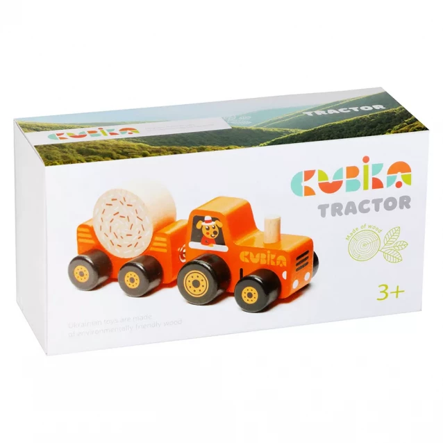 CUBIKA Деревянная игрушка "Трактор" - 1