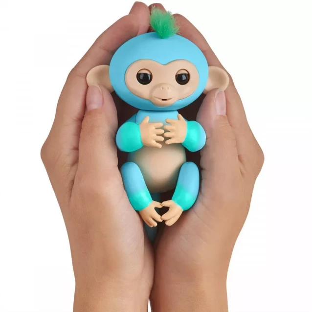 Fingerlings Двухцветная ручная обезьянка голубовато-зеленая - 2