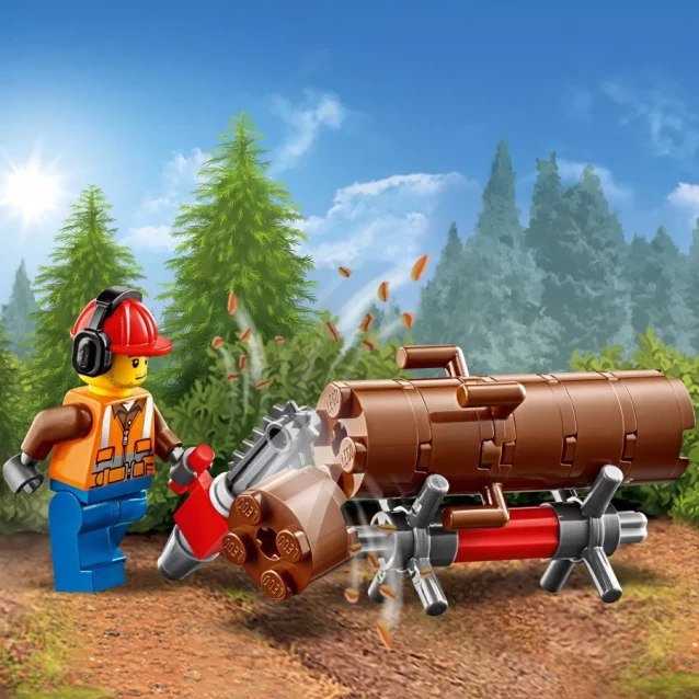 Конструктор LEGO City Лесоповальный Трактор (60181) - 5