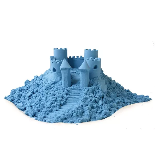 Пісок для дитячої творчості KINETIC SAND COLOR (блакитний - 680 г) - 8