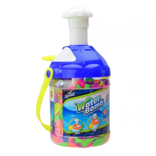 Игрушка водная бомбочка арт. YG38U, шарики и насос, 4 цвета в бутылке - 5