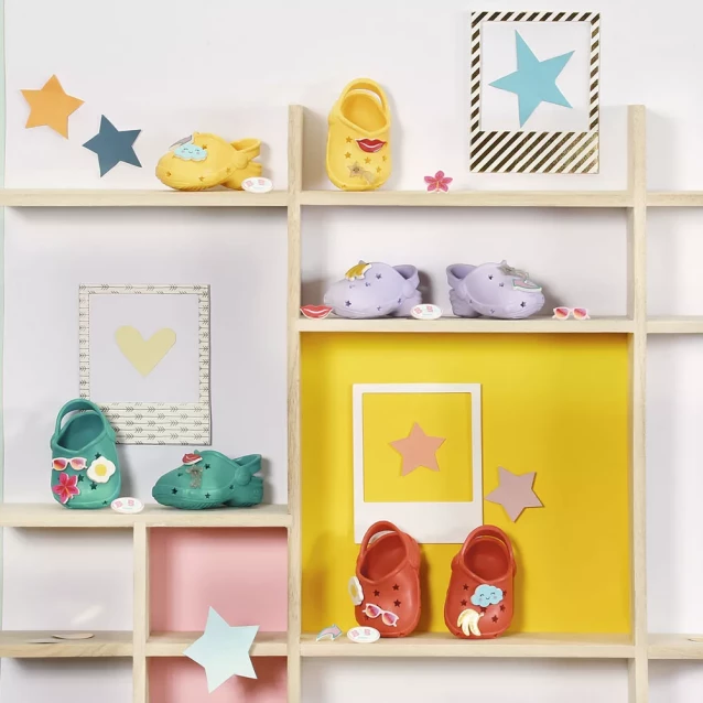 Взуття для ляльки Baby Born Сандалі зі значками 43 см бузкові (831809-2) - 5