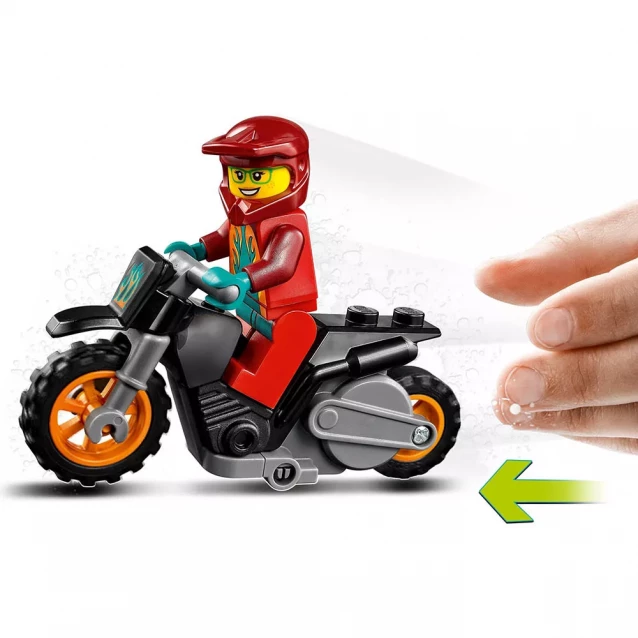 Конструктор LEGO City Stuntz Огненный каскадерский мотоцикл (60311) - 7