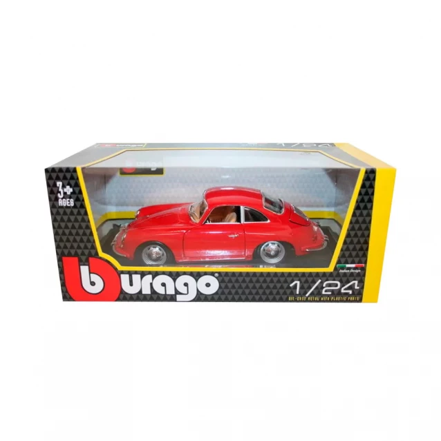Автомодель Bburago Porshe 356B (1961) в асорт. 1:24 (18-22079) - 10