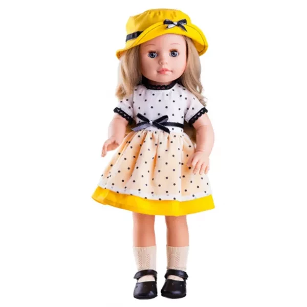 Paola REINA кукла Эмима в желтой шляпке - 1