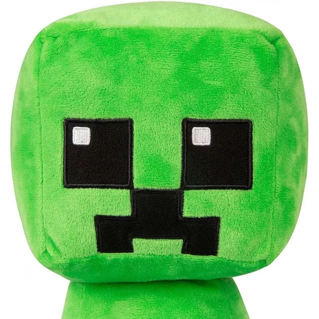Плюшевая игрушка крафтовой Ползун, плюшевый, зеленого цвета, Minecraft Crafter Creeper Plush Green - 4