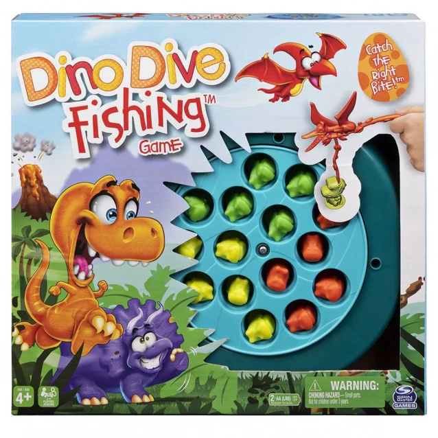 SPIN MASTER Настільна гра: весела рибалка «Динозаврики» SM98269/6061077 - 1