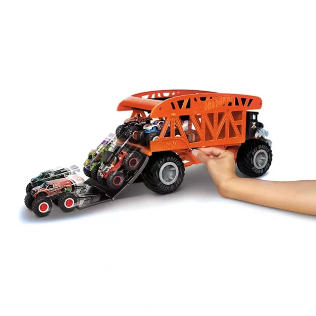 HOT WHEELS Монстро-транспортер «Bone Shaker» серії «Monster Trucks» Hot Wheels - 4