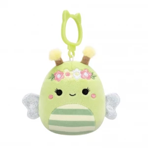 М'яка іграшка на кліпсі Squishmallows Бджілка Сібіл 9 см (SQCP00460) дитяча іграшка