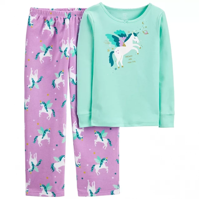Пижама Carter's на флисе для девочки 108-114 см (3M553210_5) - 1